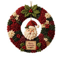 FLEVA™ 3D Fabric Poke Wreath DIY Kit | No-Sew Christmas Craft Kit