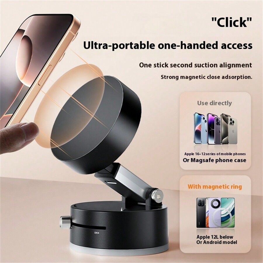 Grip Pro - 360° Foldable Magnetic Car Phone Holder