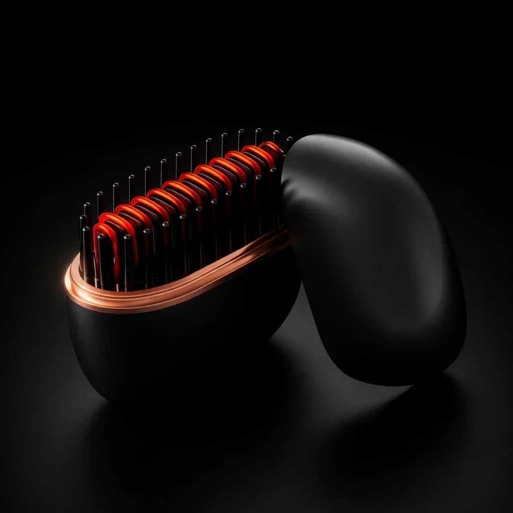 Wireless Mini Hair Straightener Brush