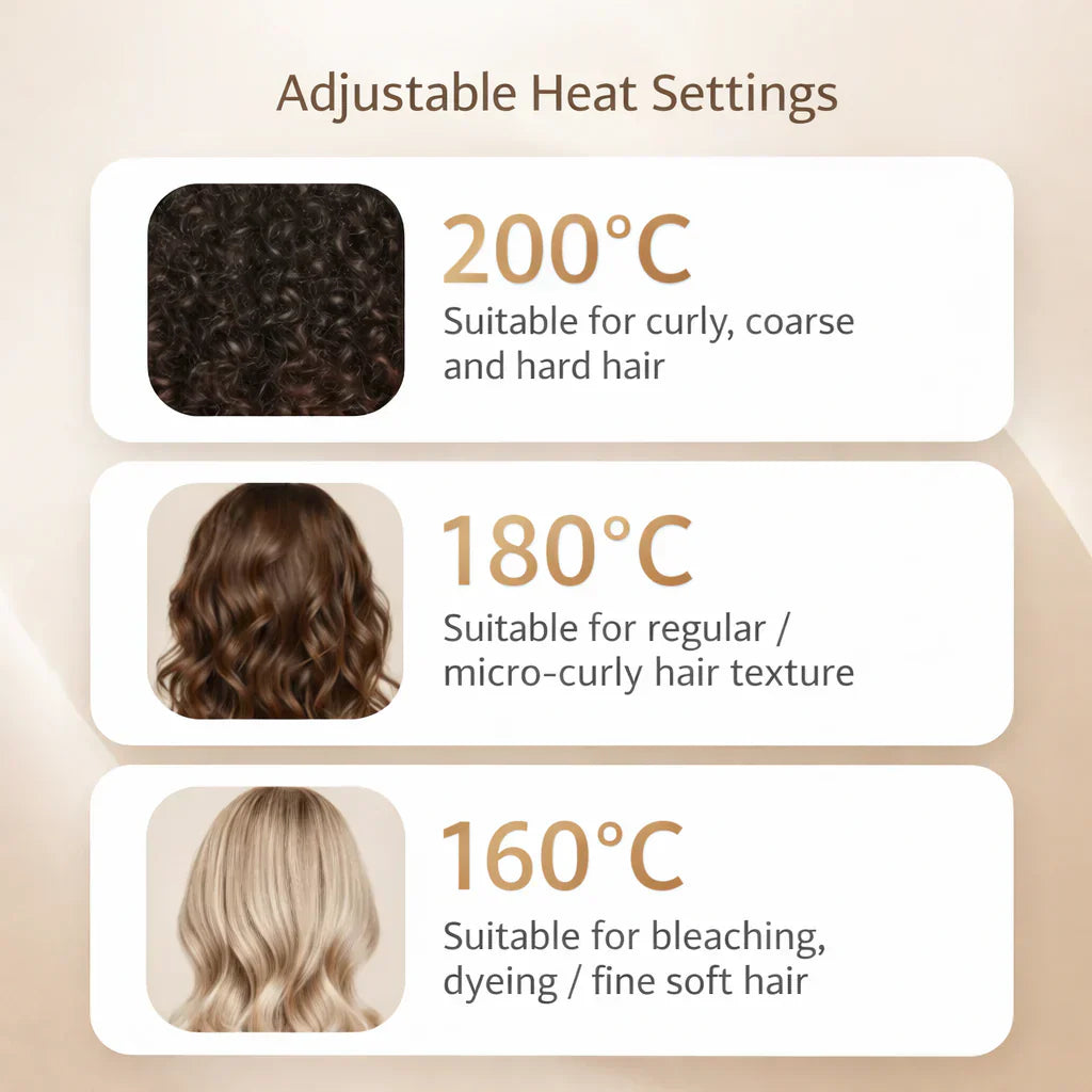 Wireless Mini Hair Straightener Brush