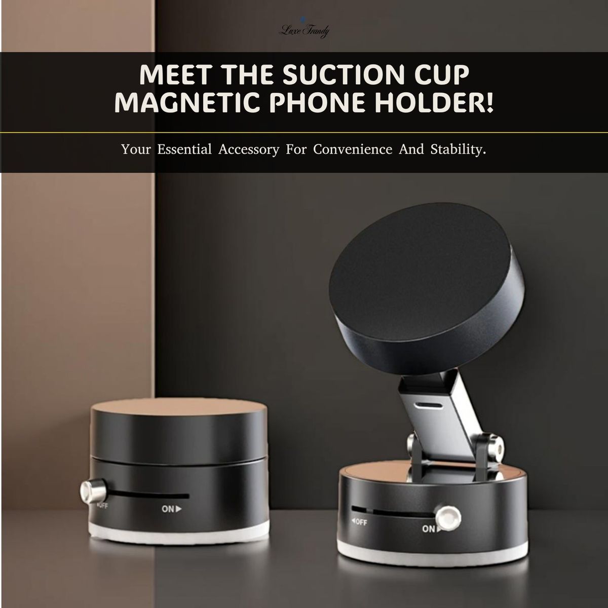 Grip Pro - 360° Foldable Magnetic Car Phone Holder