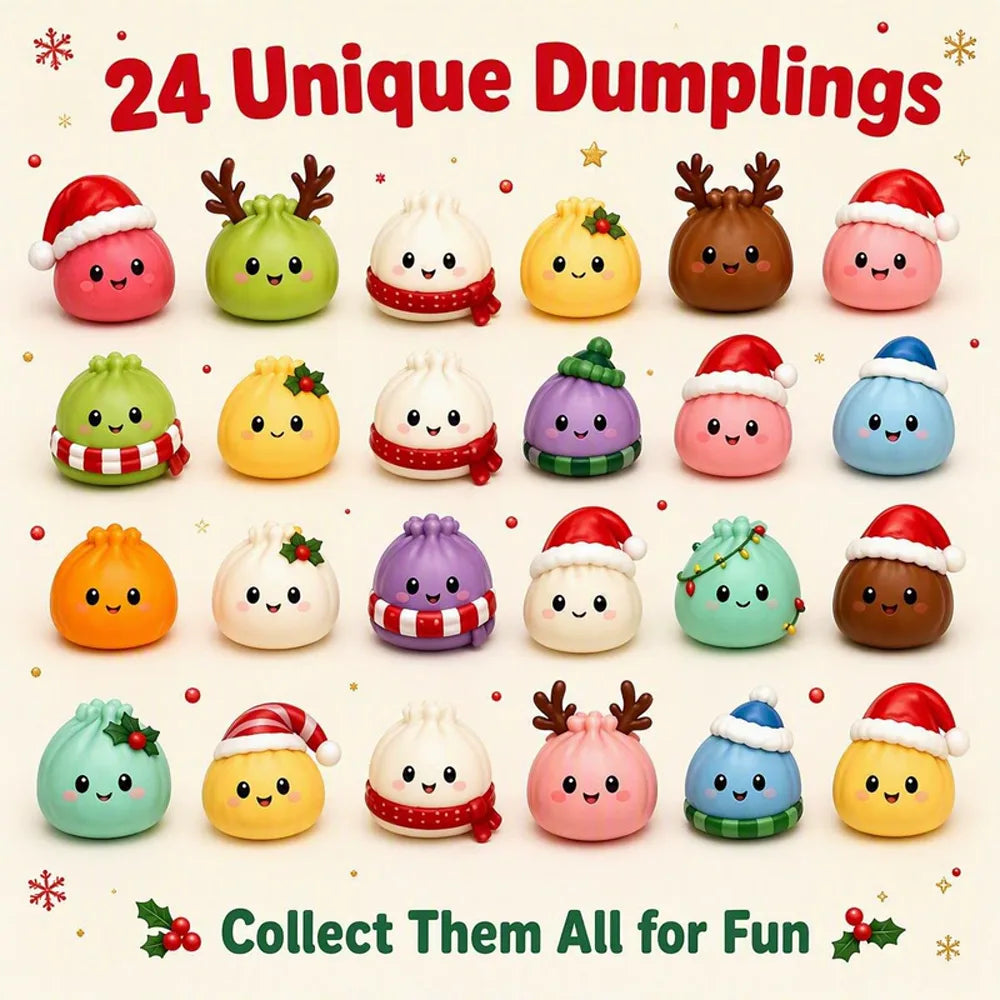 Christmas Dumpling Squishy Advent Calendar