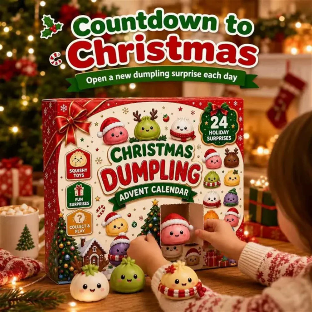 Christmas Dumpling Squishy Advent Calendar
