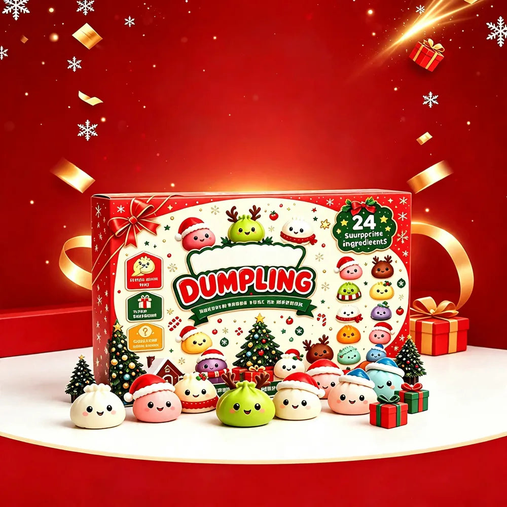 Dumpling Squishy Advent Calendar lifestyle photo