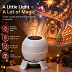 A little light, a lot of magic — beautiful projection effect, USB powered and easy to use, perfect for any room and a great Christmas gift